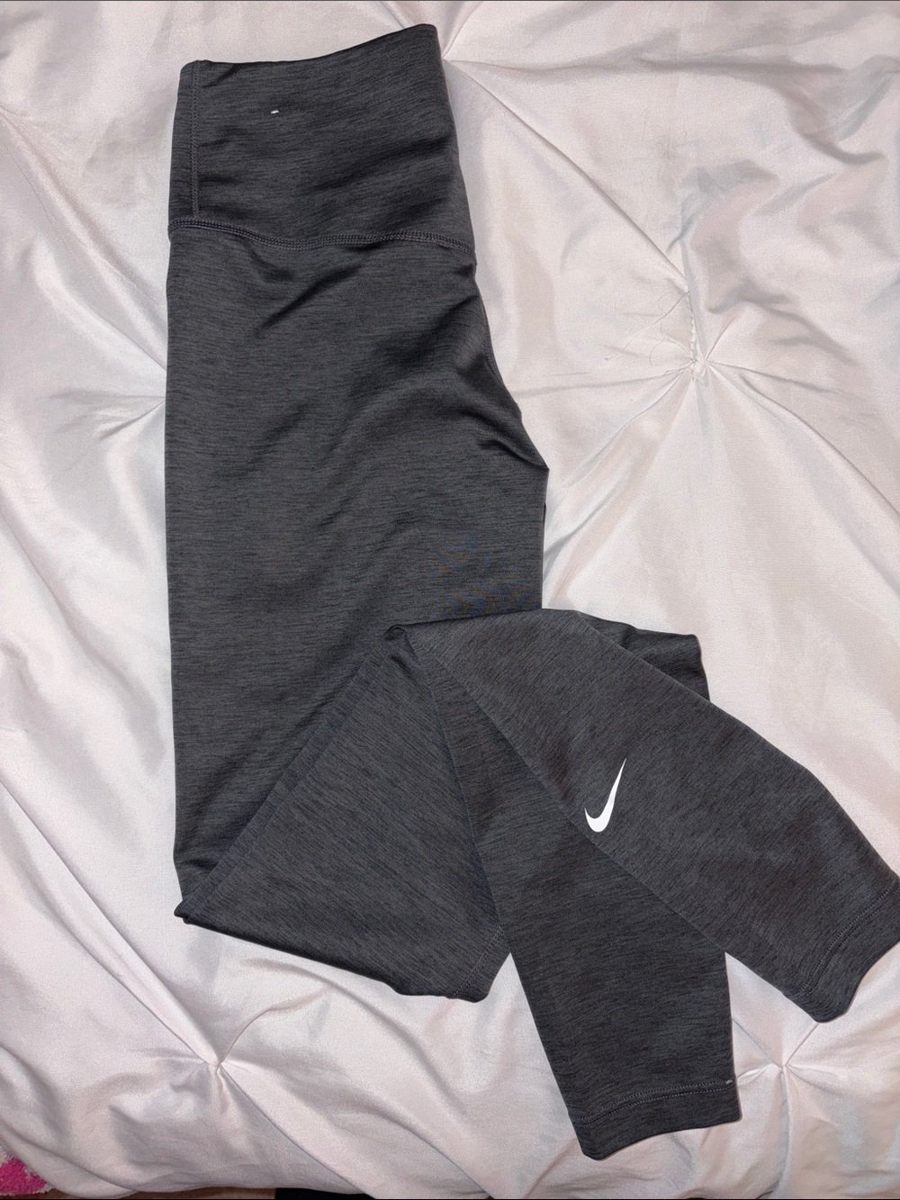Nike Women’s Dark Gray Athletic Leggings - Picture 3 of 6
